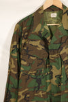 Actual 1969 M-S Ripstop ERDL Fatigue Jacket Brown Leaf Used