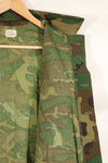 Actual 1969 M-S Ripstop ERDL Fatigue Jacket Brown Leaf Used