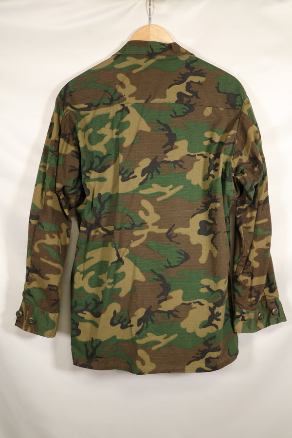 Actual 1969 M-S Ripstop ERDL Fatigue Jacket Brown Leaf Used