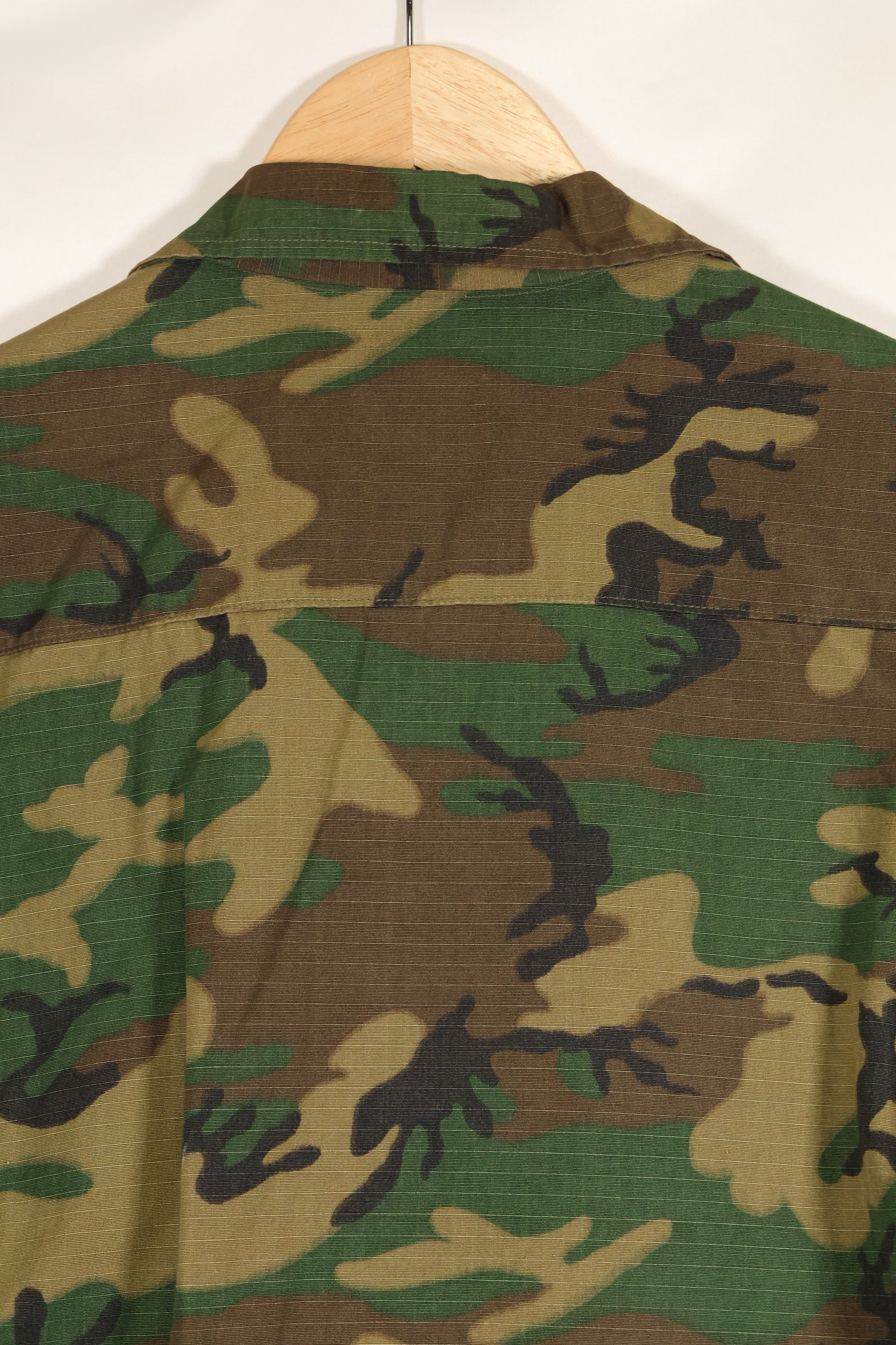 Actual 1969 M-S Ripstop ERDL Fatigue Jacket Brown Leaf Used