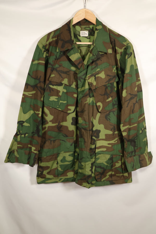1968 Contract Deadstock M-S ERDL Green Leaf Camouflage Jungle Fatigue Jacket