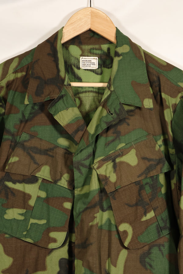 1968 Contract Deadstock M-S ERDL Green Leaf Camouflage Jungle Fatigue Jacket