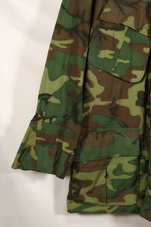 1968 Contract Deadstock M-S ERDL Green Leaf Camouflage Jungle Fatigue Jacket