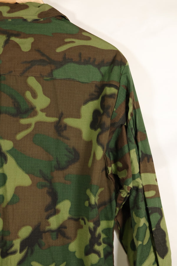1968 Contract Deadstock M-S ERDL Green Leaf Camouflage Jungle Fatigue Jacket