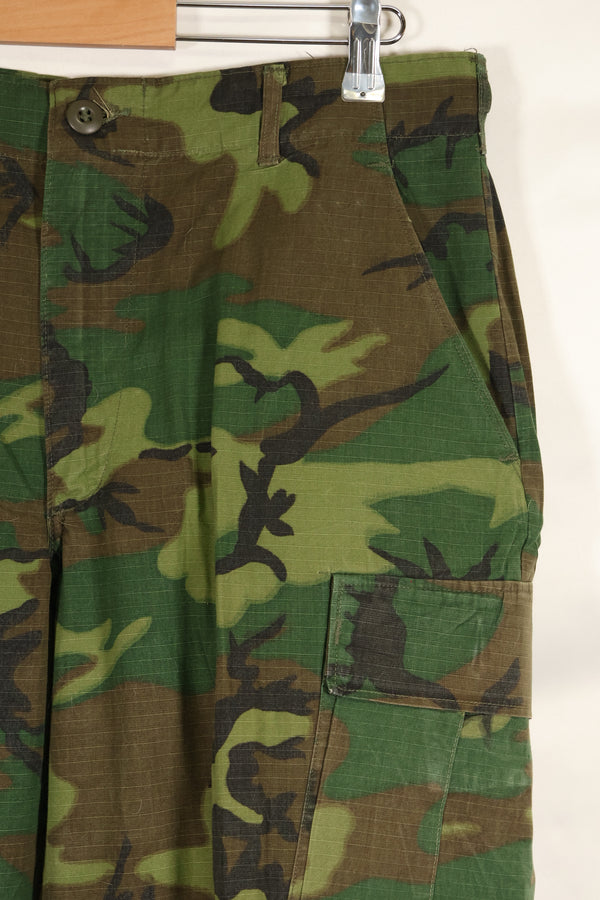 1968 Contract Ripstop ERDL Camouflage Jungle Fatigue Pants M-R Good Condition Used
