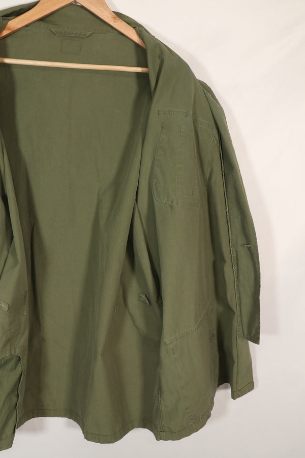 Real 1st Model Jungle Fatigue Jacket, repaired, Big size, used.