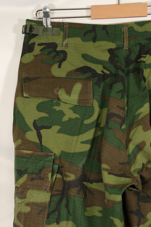 1968 Contract Ripstop ERDL Camouflage Jungle Fatigue Pants M-R Good Condition Used