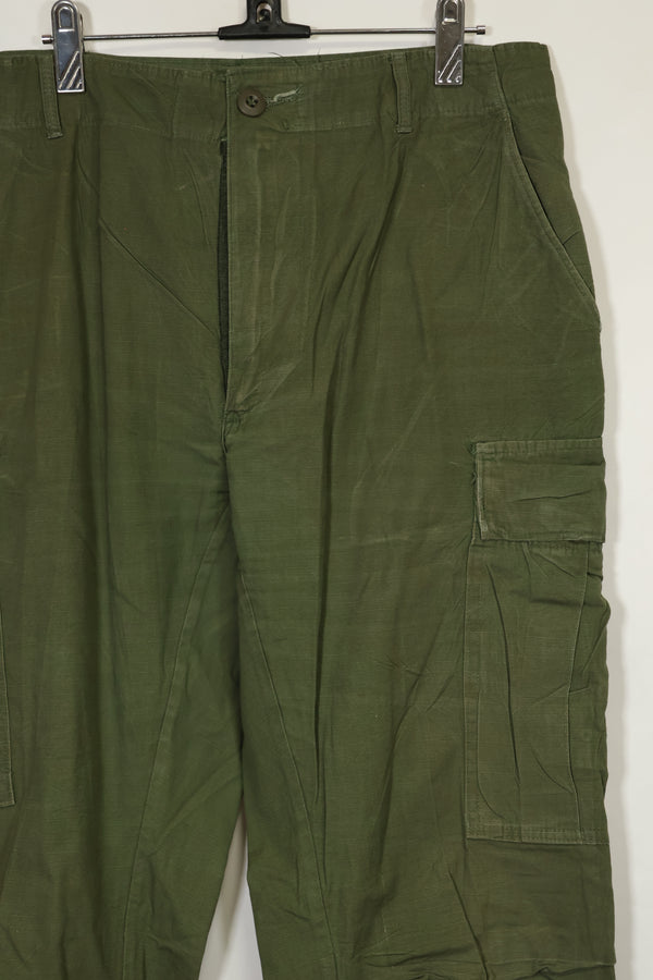 1968 Contract 4th Model Ripstop Jungle Fatigue Pants M-L Used