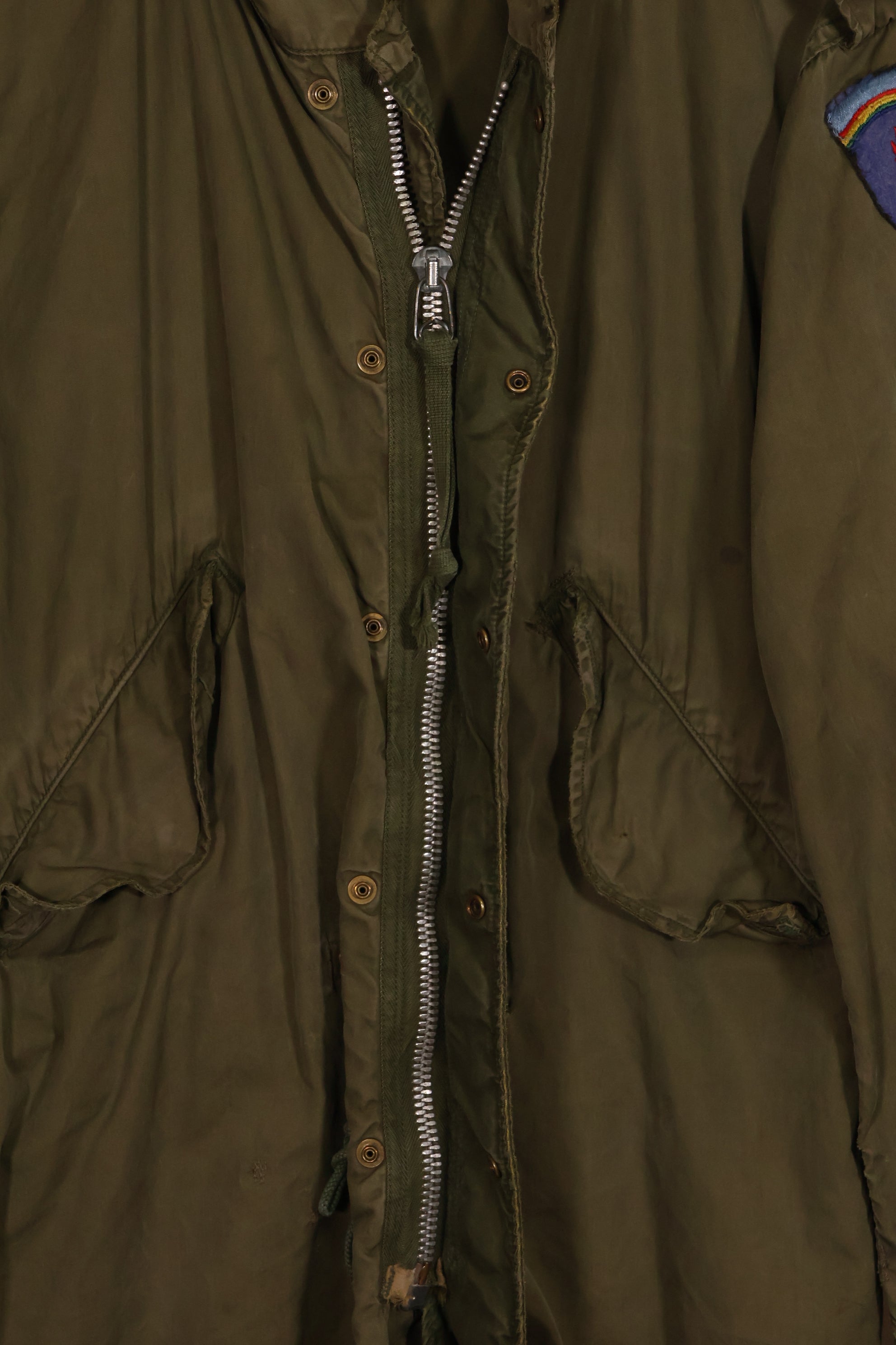 1950's U.S. Soldiers stationed in Europe X-SMALL M51 Field Parka, shell only, with patch, used.