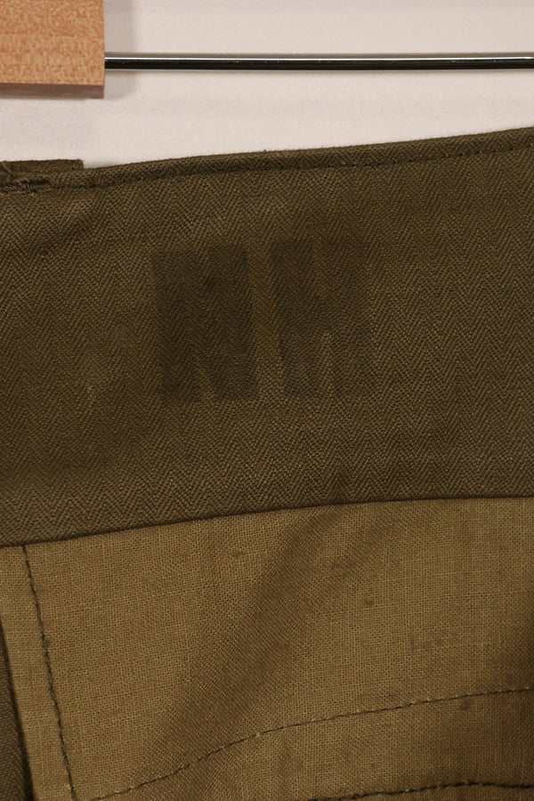 1940s-50s French Army M47 field pants, almost unused.