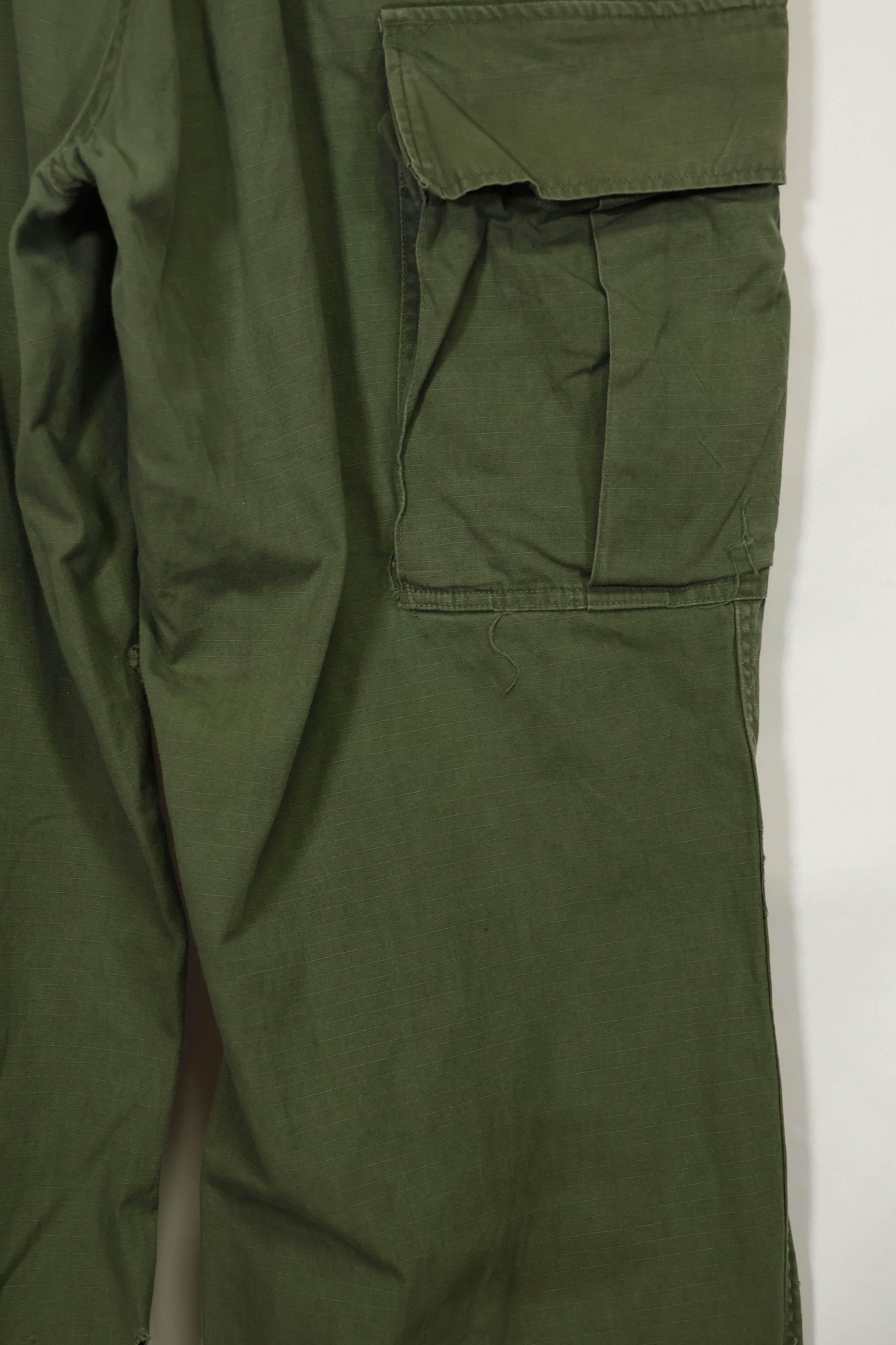 1968-69 Contract 4th Model Ripstop Jungle Fatigue Pants L-L Used