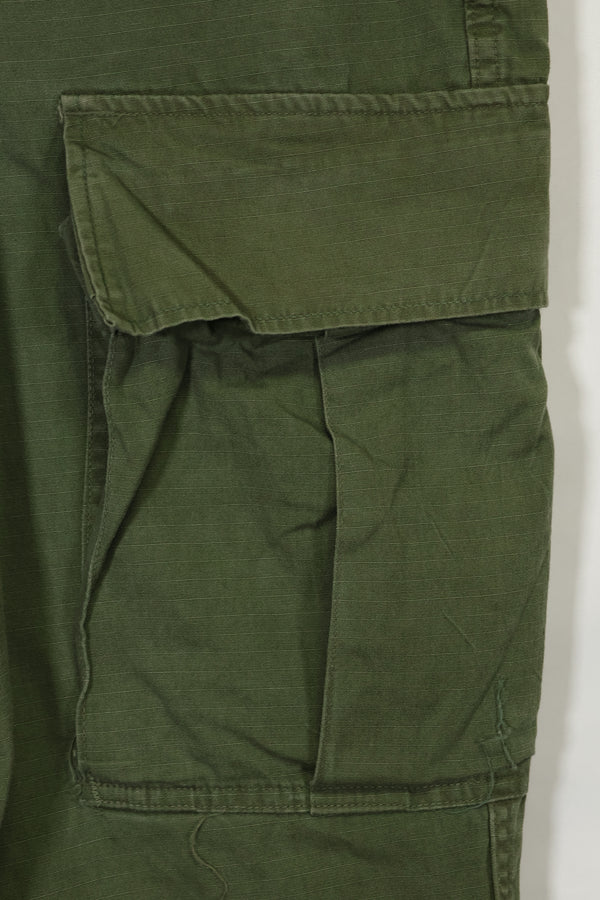 1968-69 Contract 4th Model Ripstop Jungle Fatigue Pants L-L Used