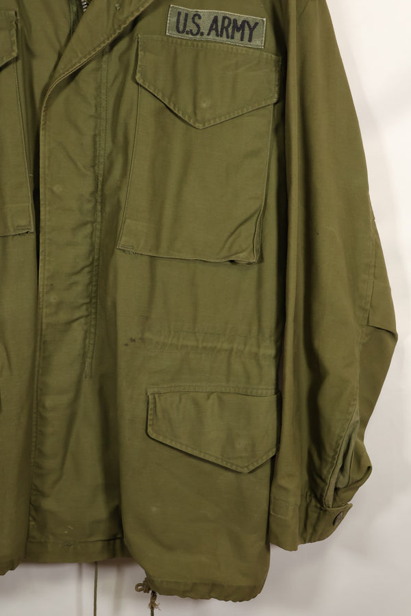 Circa 1967-71 S-R 2nd Model M65 Field Jacket Silver Zipper Used