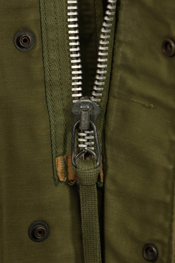 Circa 1967-71 S-R 2nd Model M65 Field Jacket Silver Zipper Used
