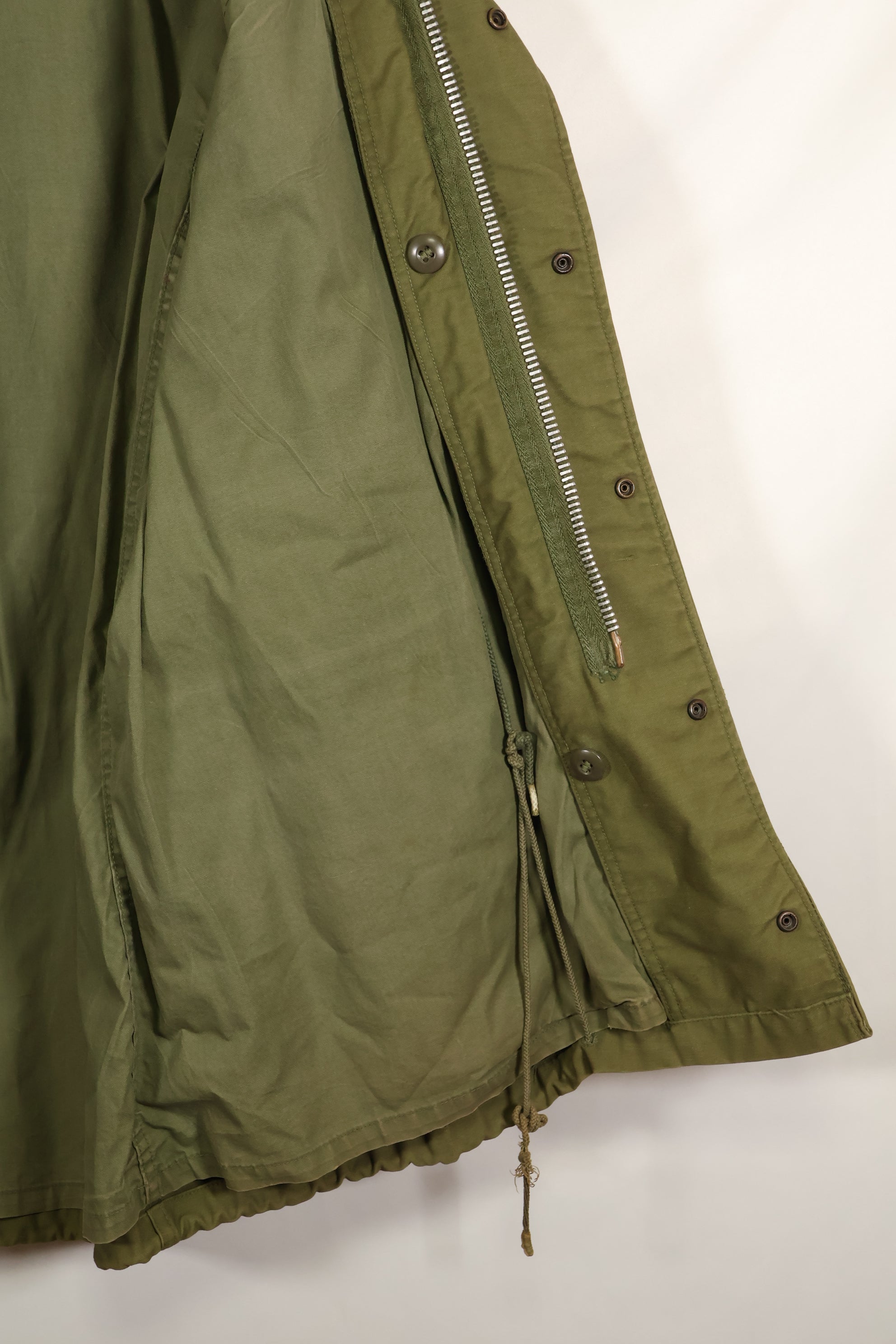 Circa 1967-71 S-R 2nd Model M65 Field Jacket Silver Zipper Used