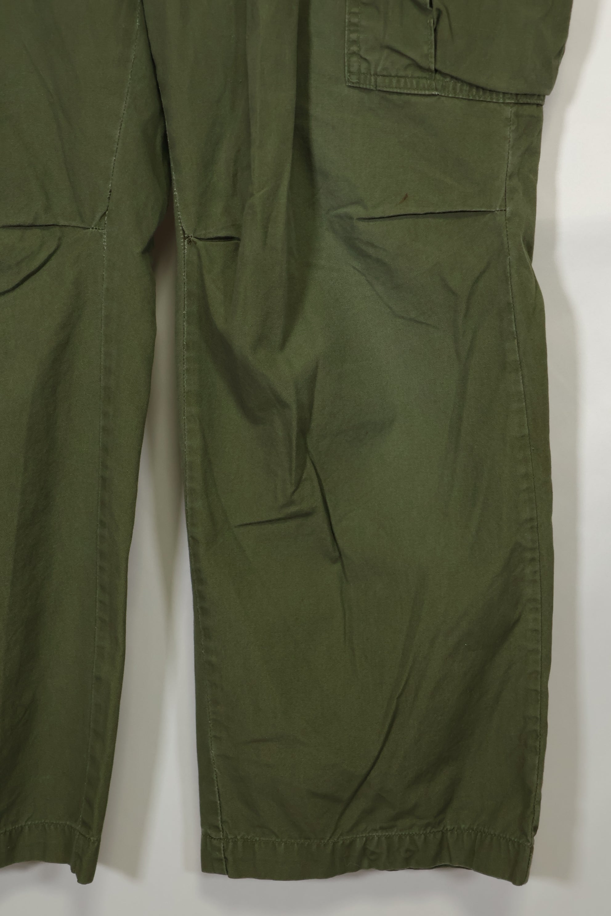 Estimated 1967 Contract 3rd Model Non Ripstop Jungle Fatigue Pants X-L-R Used