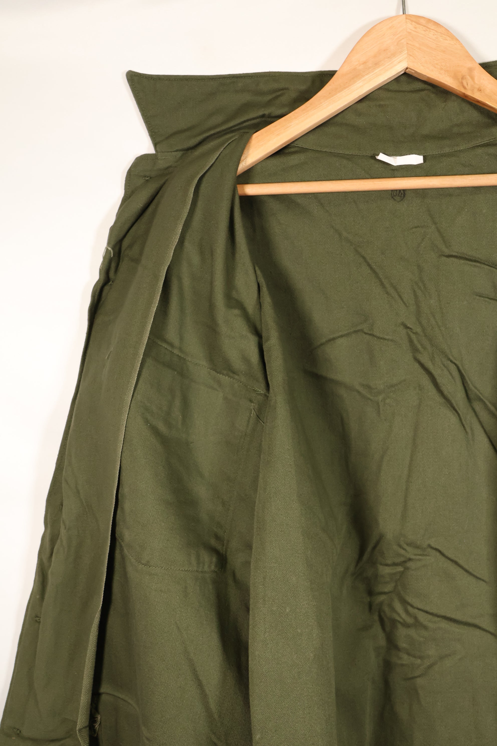 1967年契約　16 1/2 x 36　アメリカ軍　OG-107　ユーティリティシャツ　状態良い　中古品