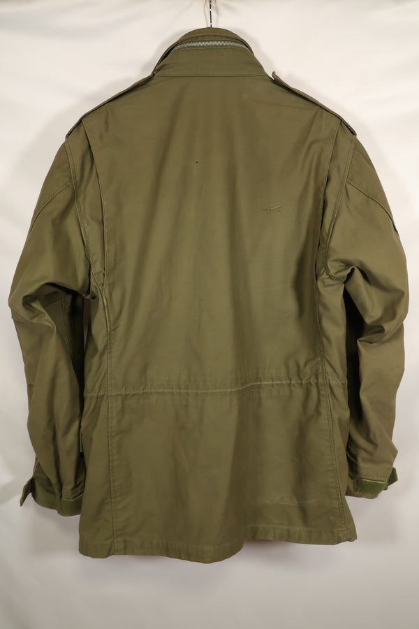 1967 Contract Lot M-R 2nd Model M65 Field Jacket Silver Zipper Used