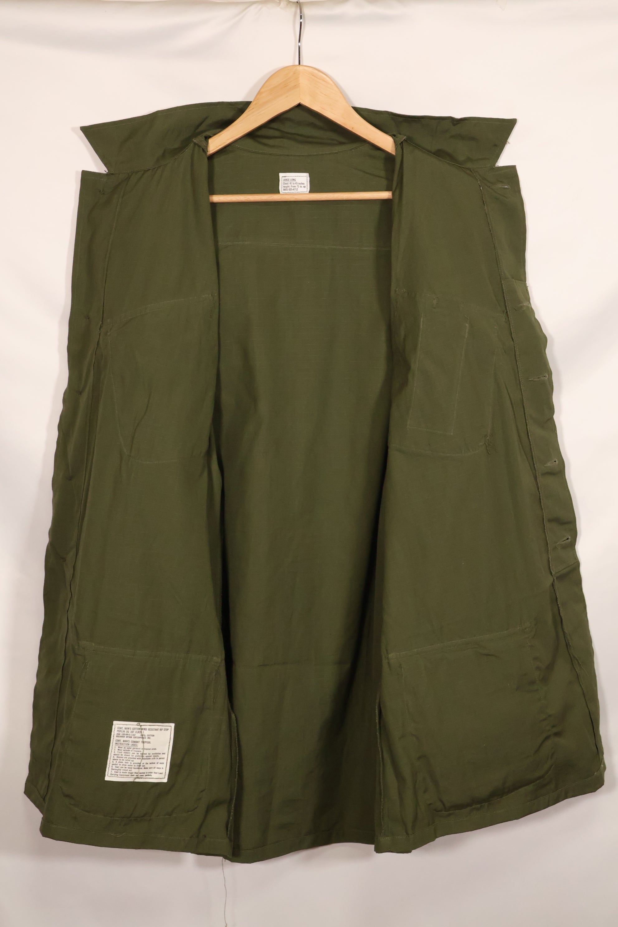 Real L-L Deadstock 1969 4th Model Jungle Fatigue Jacket R