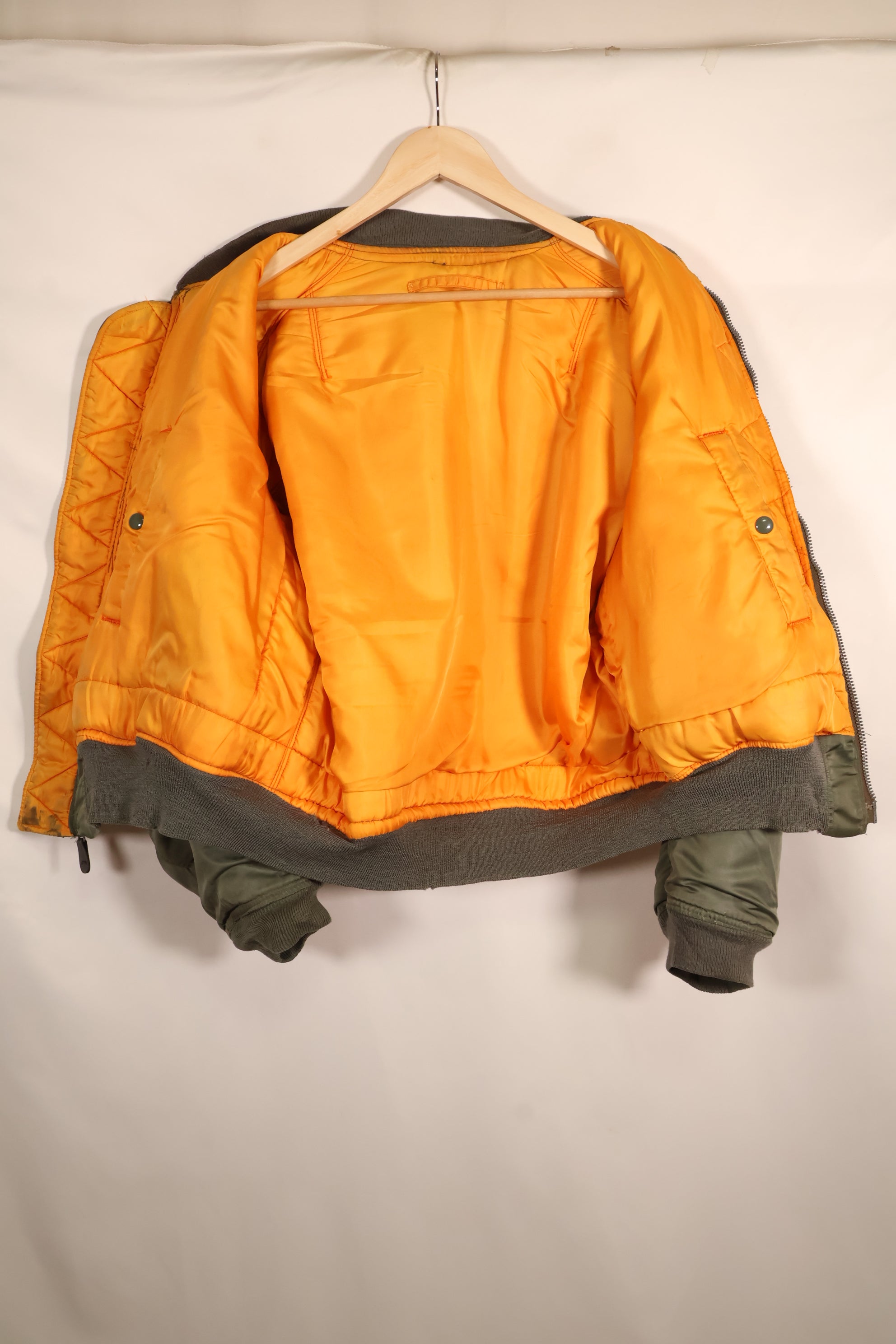 1964 Contract, LARGE, U.S. Air Force (USAF), MA-1, Intermediate Flight Jacket, Used
