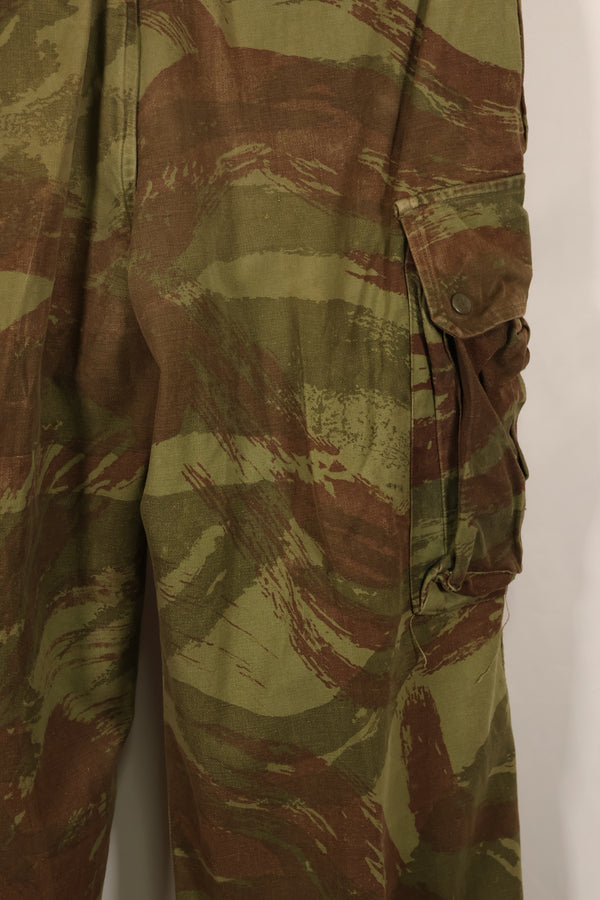 Real French Army Indochina War Lizard Camouflage TAP 47/53 Airborne Pants Used