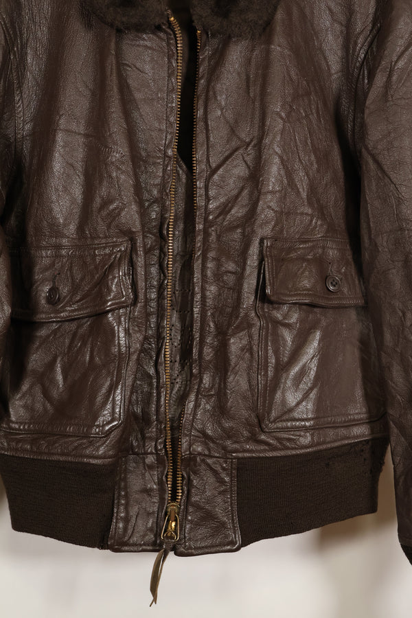 1971 Contract US Navy G-1 Flight Jacket size 42 in good condition.