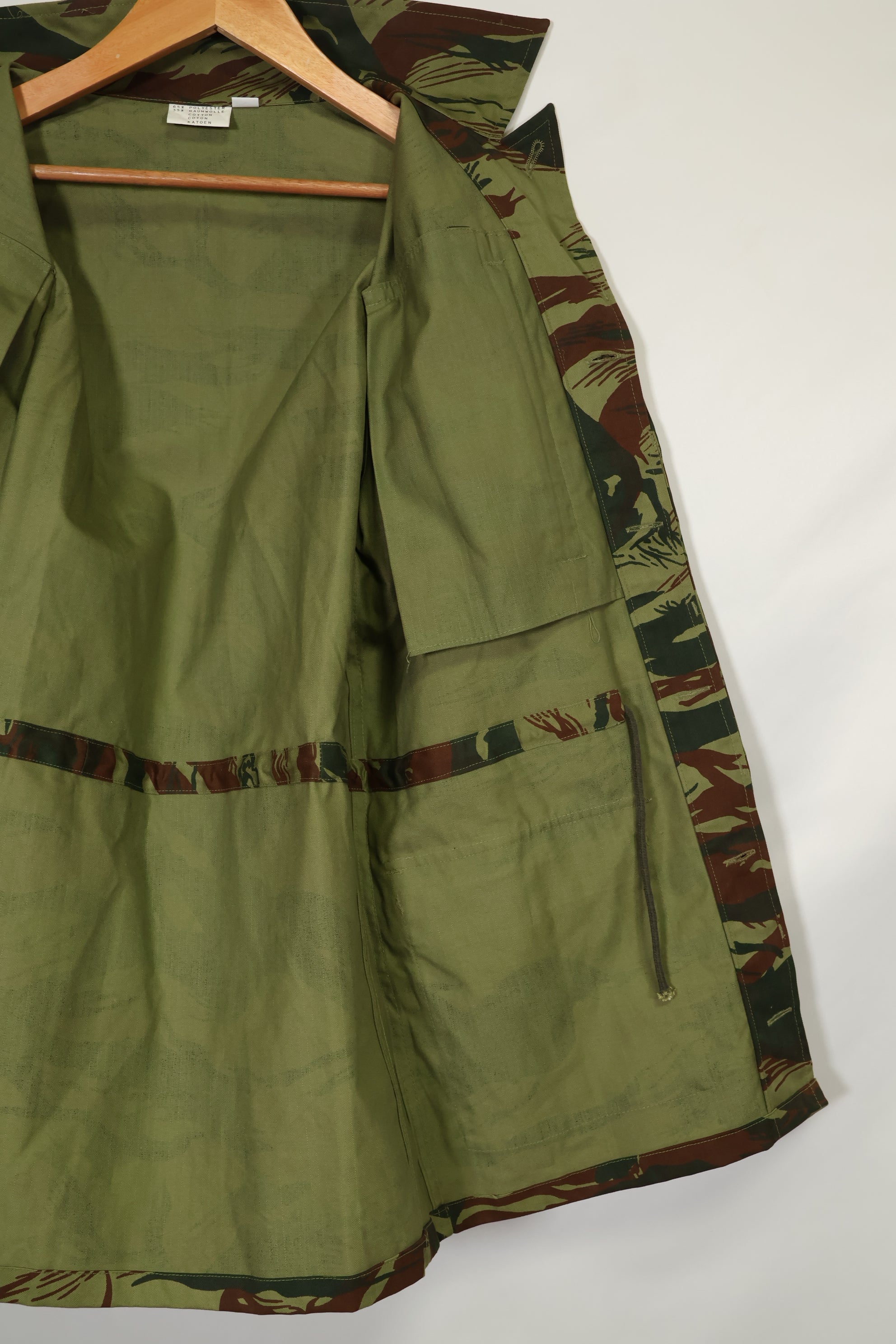 1980's French Army Lizard Camouflage Field Jacket, unused.