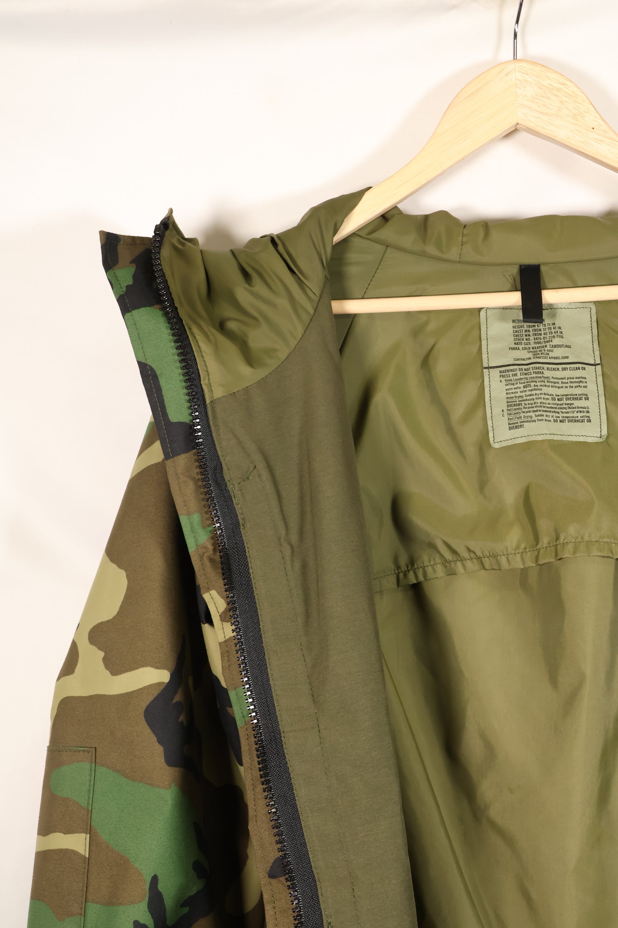 1996年製 U.S. ARMY ECWCS Gen1 ゴアテックスパーカー ウッドランドカモフラージュ Medium-Regular