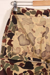 Early to mid 1960s CIDG Beogum camo, utility cut, large size, faded, used.