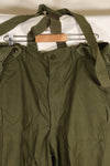 1951 Contract L-R M51 Cotton Field Pants with suspenders, used.