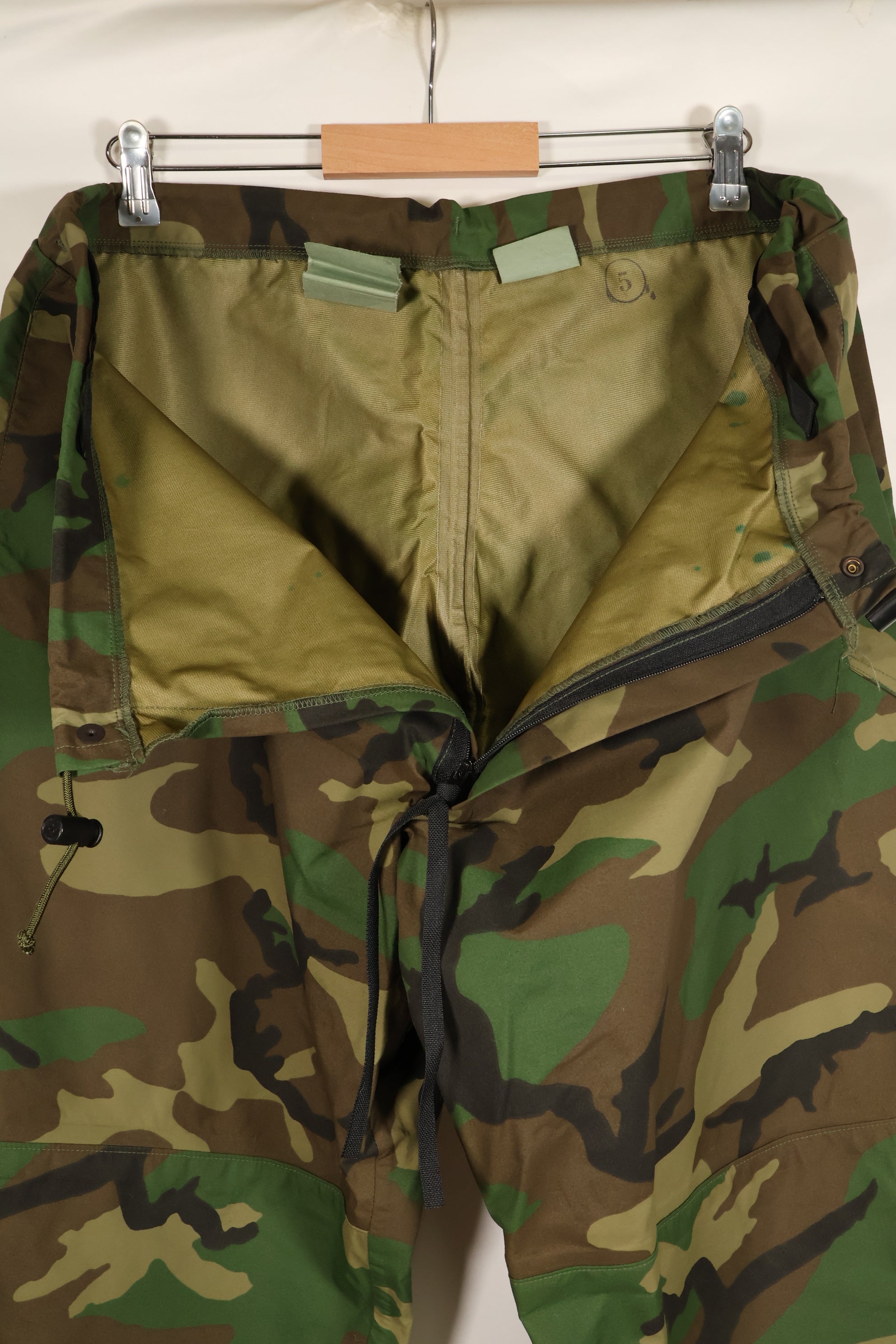 1987年契約 U.S. ARMY ECWCS Gen1  最初期　ウッドランド迷彩  オーバーパンツ　 LARGE-REGULAR 中古品