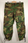 1987年契約 U.S. ARMY ECWCS Gen1  最初期　ウッドランド迷彩  オーバーパンツ　 LARGE-REGULAR 中古品