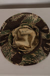 1960's Okinawa Tiger Pattern, Tiger Stripe, Boonie, Used with alterations