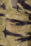 Real Gold Tiger Stripe Shirt Asian Cut A-L Faded Used