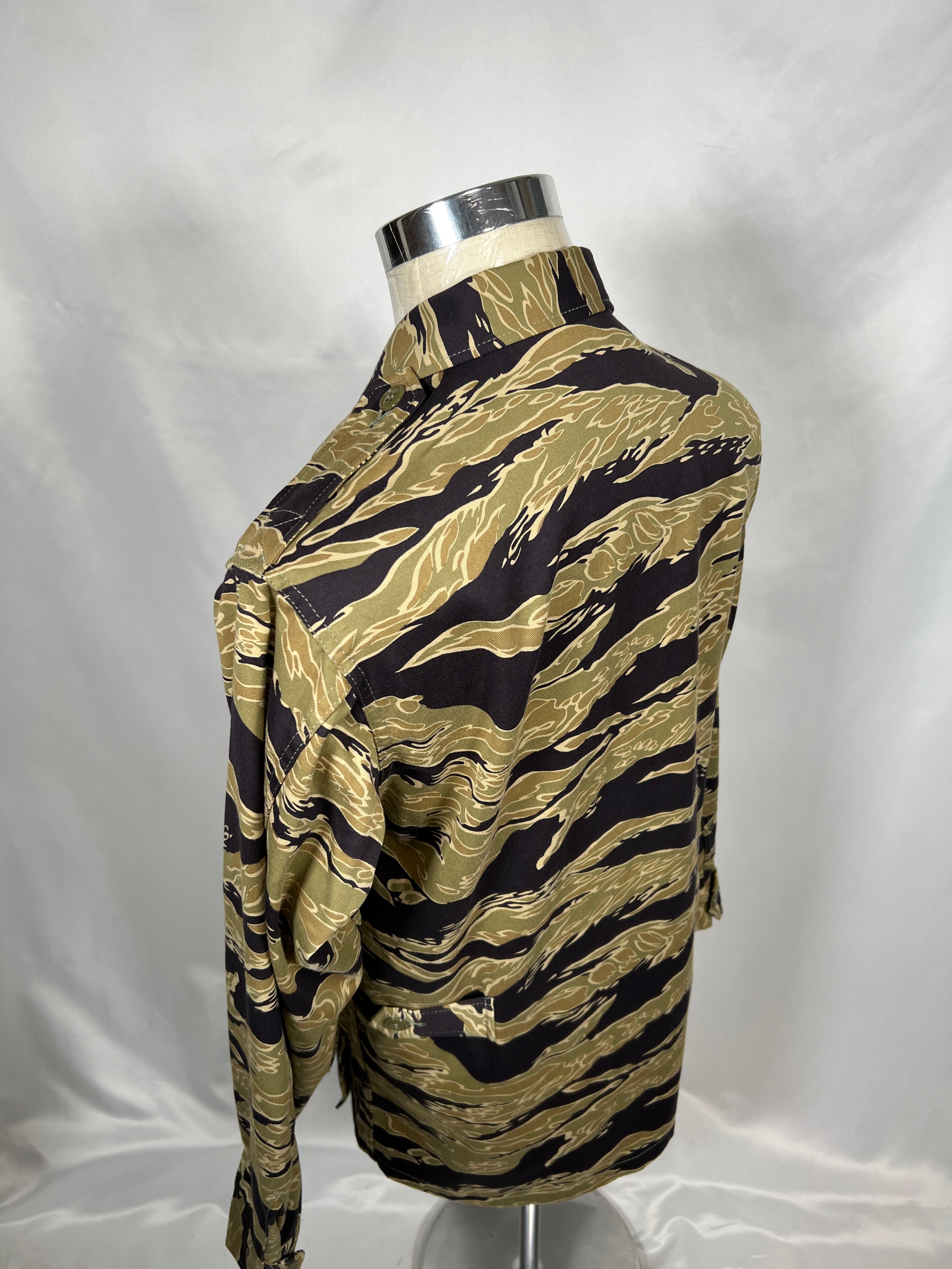 30% OFF [Delivery in early March 2024]  MILITARIA 1911 Gold Tiger Stripe 2nd Model Jungle Fatigue Jacket MADE IN JAPAN