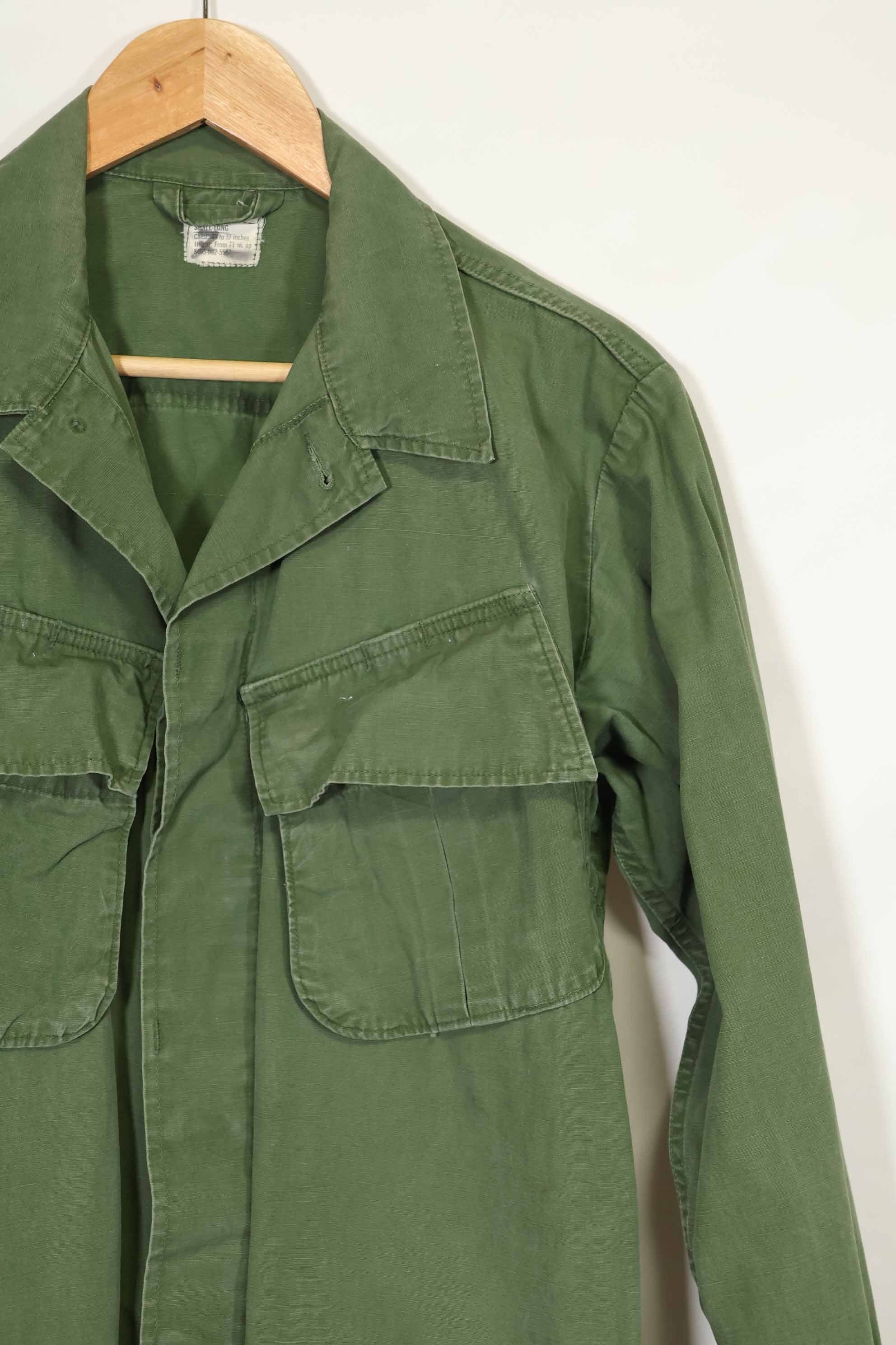 1967 Contract 3rd Model Jungle Fatigue Jacket S-L Non Rip Used