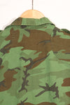 1960s Poplin ARVN leaf camouflage shirt, light fabric, rare, used.