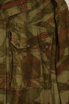 Real French Army Indochina War Lizard Camouflage TAP 47/54 Airborne Jacket Used