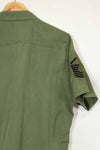 1968 Contract 4th Model Jungle Fatigue USAF Short Sleeve Custom L-L Used