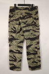 Real Okinawa Tiger Tiger Stripe Pants Asian Cut Large Size Used