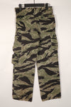 Real Okinawa Tiger Tiger Stripe Pants A-S Small Size Used