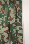 Real Japan Ground Self-Defense Force 1980's Kumazasa camouflage pants, used, scratches.