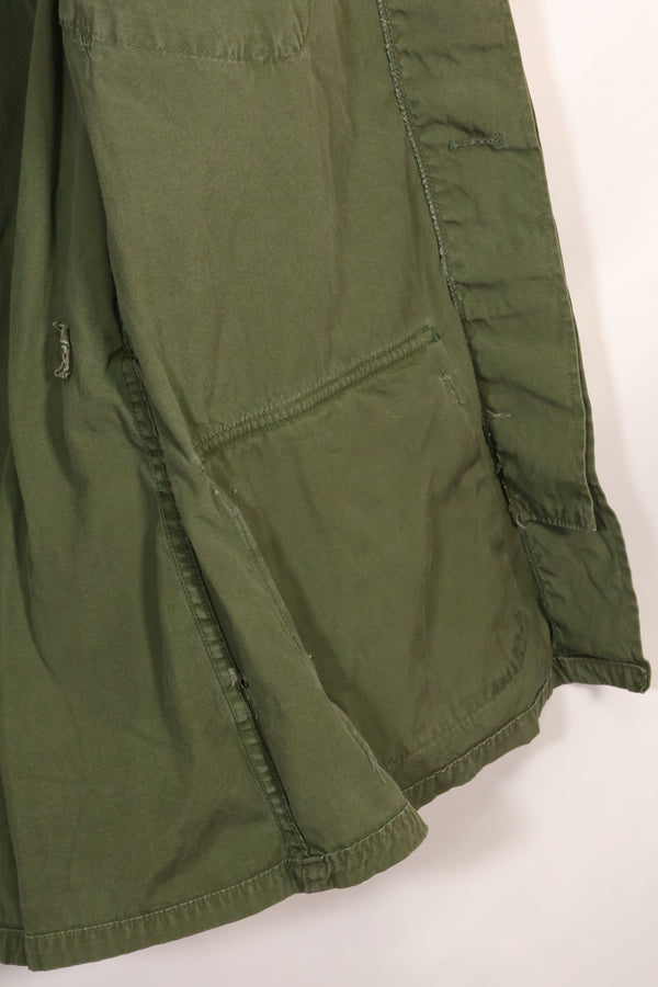 Estimated circa 1965 S-R 2nd Model Jungle Fatigue Jacket, used with holes.