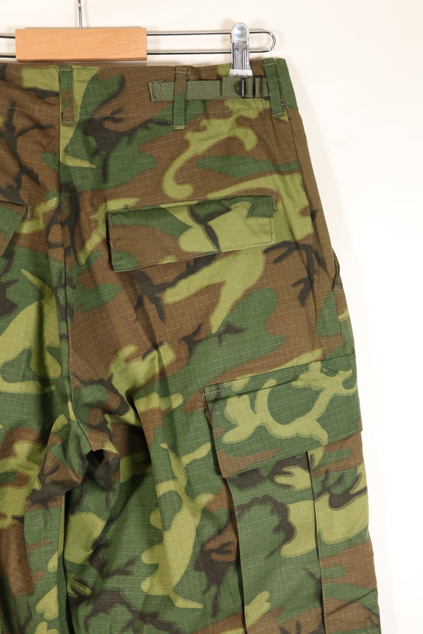 1968 Contract, S-R, Ripstop Fabric, ERDL Leaf Camo, Fatigue Pants, Good Condition, Used