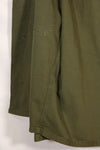 1962 Contract Green Beret OG-107 Utility Shirt, patch first attached, used.