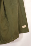 1962 Contract Green Beret OG-107 Utility Shirt, patch first attached, used.
