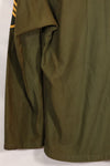 1962 Contract Green Beret OG-107 Utility Shirt, patch first attached, used.