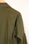 1962 Contract Green Beret OG-107 Utility Shirt, patch first attached, used.