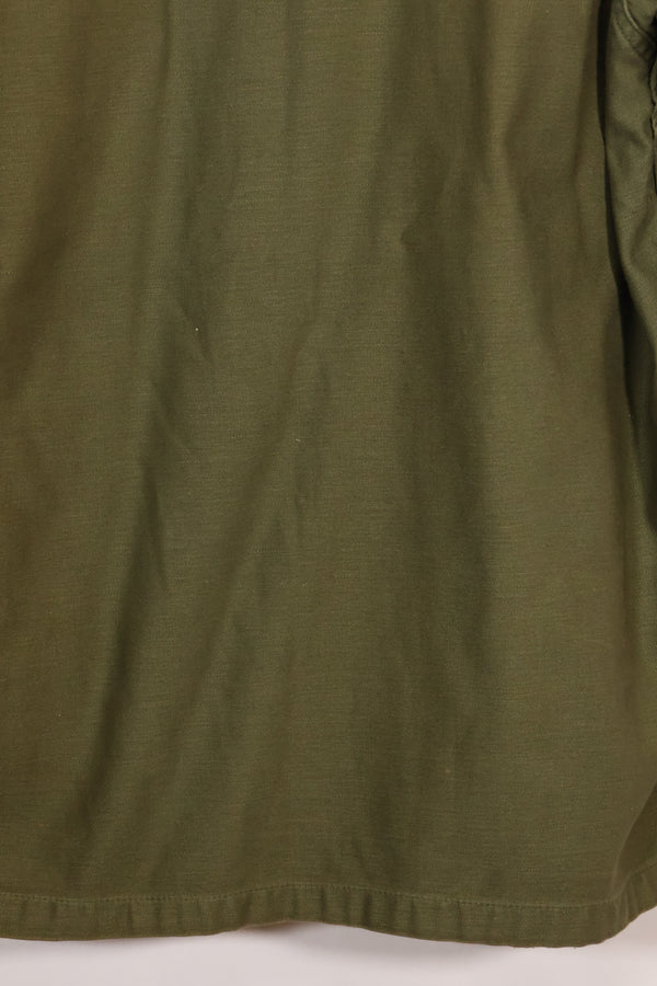 1962 Contract Green Beret OG-107 Utility Shirt, patch first attached, used.