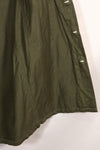 1960s-70s OG-107 utility shirt, Army paratrooper, patch first attached, used.